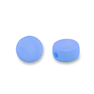 Perline in acrilico disco blu