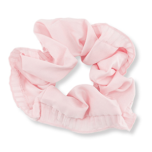 Elastici per capelli setoso rosa chiaro