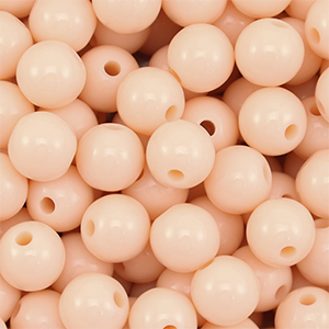 DQ Perline in acrilico 10 mm pesca nudo