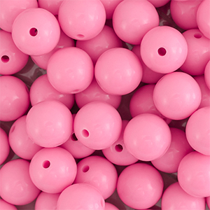 DQ Perline in acrilico 18 mm rosa