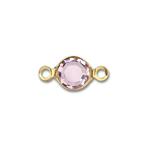 Componenti in acciaio inossidabile tonda oro-rosa chiaro