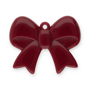 Ciondoli accattivanti fiocco rosso ruggine