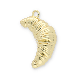 Ciondoli accattivanti croissant oro