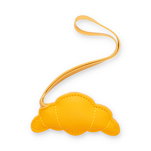 Ciondoli accattivanti croissant giallo arancio