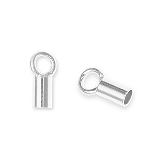 Componenti di metallo DQ Eco-brass&reg; terminale argento antico (privo di nichel)