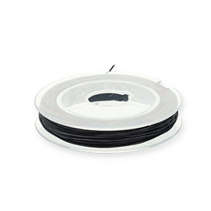Filo infilaperle elastico 0.8mm nero