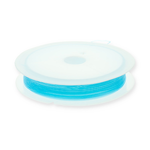 Filo infilaperle elastico 0.5mm blu turchese