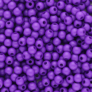 Perline in acrilico 4 mm lucido viola scuro