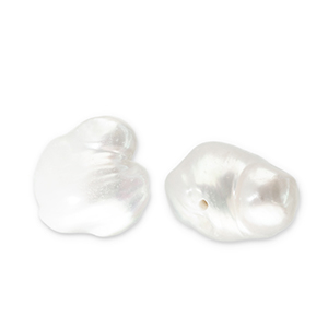 Perle di acqua dolce tonda bianco naturale