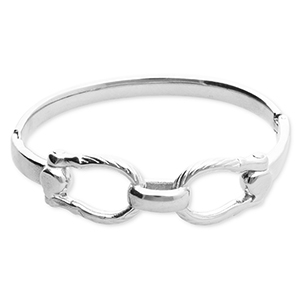 Bracciali in acciaio inossidabile argento