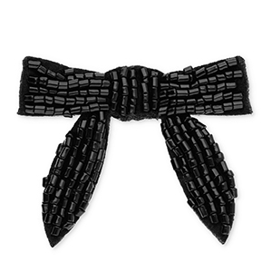 Ciondoli accattivanti fiocco nero
