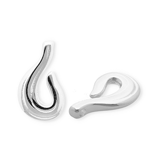 Ciondoli di metallo DQ&reg; gancio argento antico (privo di nichel)
