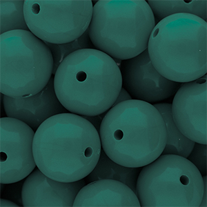 DQ Perline in acrilico 18 mm lucido Mediterranea green 19-4517 TCX