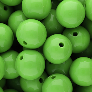 DQ Perline in acrilico 16 mm lucido Vibrant green 16-6339 TCX