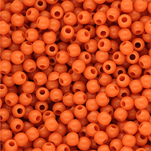 DQ Perline in acrilico 6 mm lucido Orange peel 16-1359 TCX
