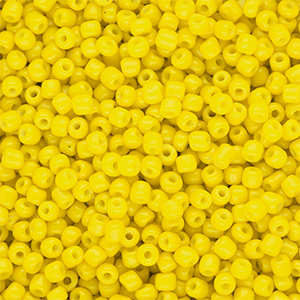Perline di vetro rocailles 8/0 (3mm) giallo