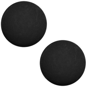 Cabochon Polaris Elements 7 mm opaco nero