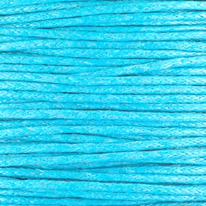 Cordoncino cerato 1,0 mm blu Capri
