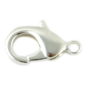 Componenti di metallo DQ chiusura moschettone 12mm argento