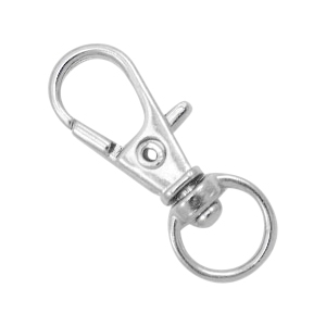 Anellini bris&eacute; 32 mm argento antico