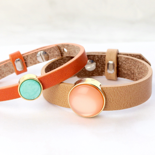 Mix&match e crea facilmente bracciali Cuoio&reg; alla moda