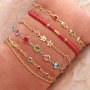 Idee creative per catene a rol&ograve; con Crystal Glass e orecchini in ottone