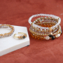Crea bellissimi set di gioielli con questa splendida serie di perline sfaccettate a rondella