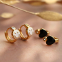 Abbina questi anelli e orecchini coloratissimi a gioielli fatti a mano
