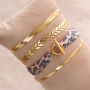 Creare set di gioielli con bracciali e collane con catena a serpente