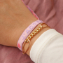 Usa questo bel nastro per la tua collezione di bracciali