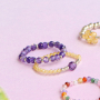 Ecco come creare anelli con perline di zirconia