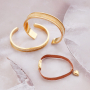 Libera la tua creativit&agrave; con bracciali bangle e nastro