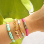 Libera la tua creativit&agrave; con il nastro elastico cucito in stile Ibiza e le perline in acciaio inossidabile tubo  