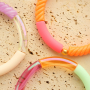 Idee creative con perline in acrilico a tubo opaco estate e rivestimento AB