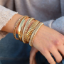 Mixa e abbina bracciali bangle in acciaio inossidabile