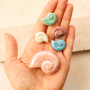 Libera la tua creativit&agrave; con perline di ceramica greca DQ a conchiglia