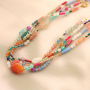 Crea collane colorate con perline tonde